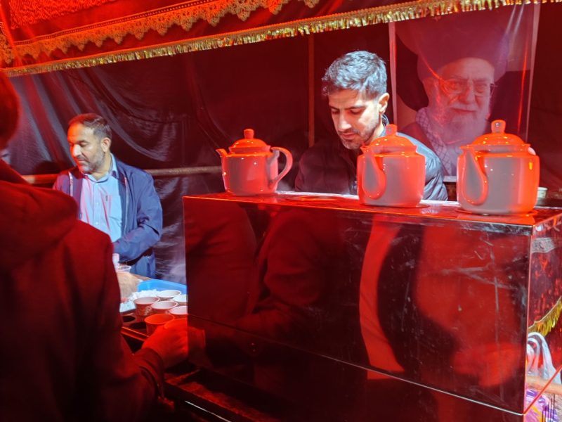 سید محمد رضا حسینی در موکب