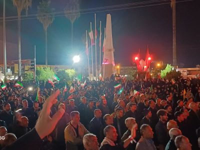 تجمع مردم نورآباد ممسنی در حمایت از امام خامنه‌ای