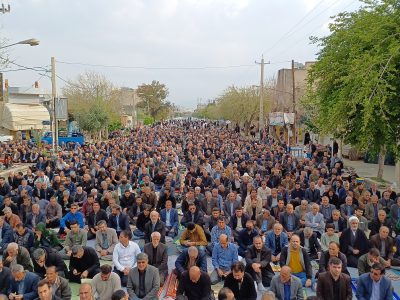 نماز عید سعید فطر در شهرستان ممسنی