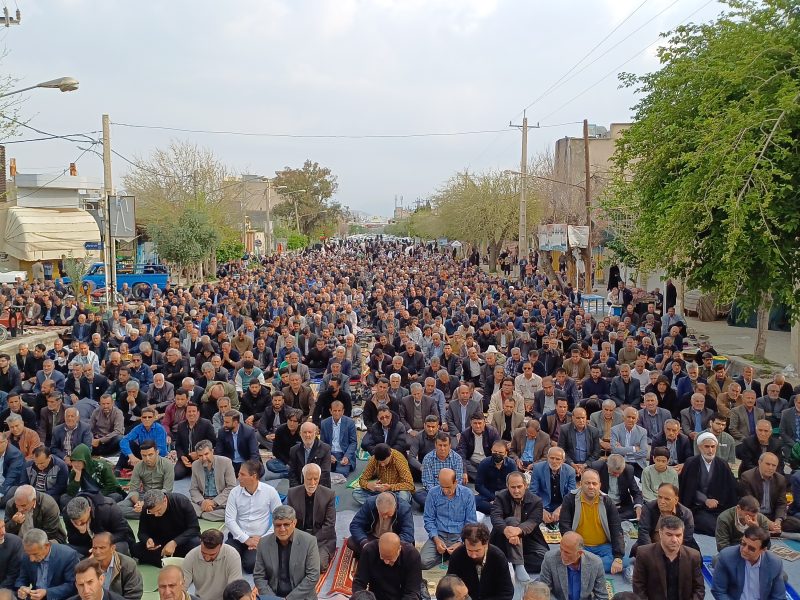 نماز عید سعید فطر در شهرستان ممسنی